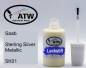 Preview: Saab, Sterling Silver Metallic, SK01: 20ml Lackstift, von ATW Autoteile West.